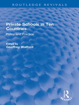cover image of Private Schools in Ten Countries